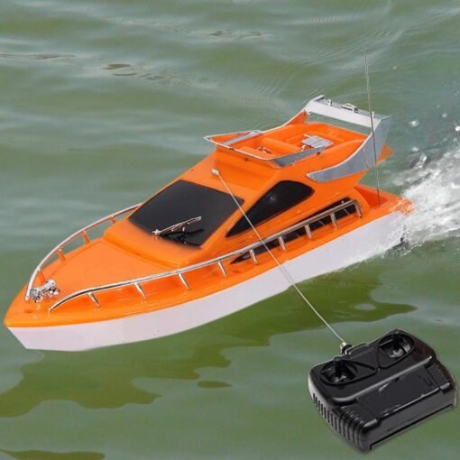 4CH 2.4G Electric Racing RC Boat Ship Remote Control High Speed Kids Child Toys Gift Random Color - Toys Ace
