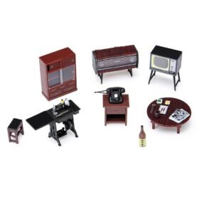 1:24 Vintage Miniature Japanese Style Furniture Play Dollhouse Toys for Kids - Toys Ace