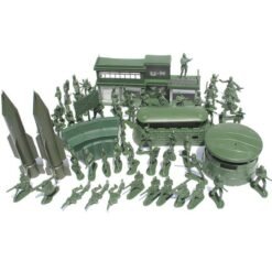 Dim Gray 56PCS 5CM  Military Soldiers Set Kit Figures Accessories Model For Kids Children Christmas Gift Toys