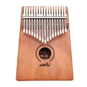 Snow 17 Keys Kalimbas African Solid Mahogany Wood Thumb Piano Finger Percussion Musical Gifts