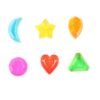 Yellow 6PCS Crystal Slime Diamond Star Heart Moon Simulated Mud Jelly Plasticine Stress Relief Gift Toy