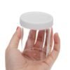 Snow 120ML White Cover Hard Round Empty Bottle For Slime Crystal Mud DIY Handmade Accessories