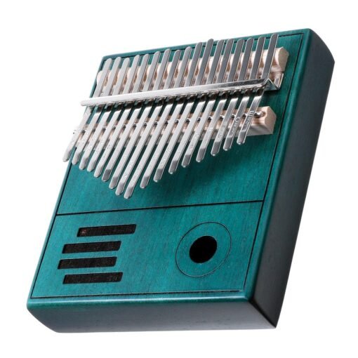 Dark Cyan 17 Key Kalimba Thum Finger Piano Beginner Practical Wood Musical Instrument Gift