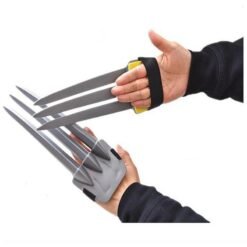 Rosy Brown 1Piece Halloween Cosplay Wolverine Claws Plastic Toys Festival Decoration