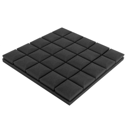 Dark Slate Gray 4Pcs 30x30x5cm Soundproof Foam Sound Absorbing Sponge For Piano Room Drum Studio