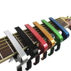 Maroon 6 Colors Guitar Tuner Aluminum Alloy Tune Clamp Key Trigger Capo for Acoustic Electric Guitar
