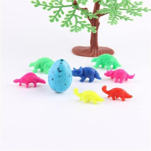 Sky Blue 60PCS Magic Water Growing Hatching Dinosaur Eggs Kids Toys Christmas Children Gift