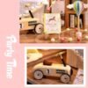 1:32 Wooden DIY Doll House Miniature Kits Handmade Assemble Toy with Furniture LED Light for Gift Collection Home Decor - Toys Ace