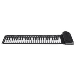 Dark Slate Gray 49 Keys Roll Up Keyboard Piano Electronic Portable Electronic Musical Instrument