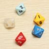 Chocolate 5PCS/set Number Eight-sided Dice Board Game Dice Counter