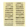 Pale Goldenrod 1pc Guitar Fretboard Note Sticker Musical Scale Label Beginner Decal