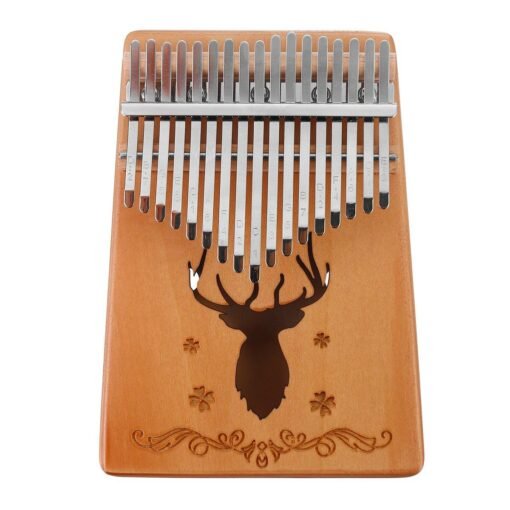 Snow 17 Key Kalimba Spruce Wood Thumb Piano Finger Musical Instrument Toy Beginner