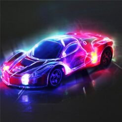 Blue Violet 2403A 1/24 RC Remote Control Roadster Sports Auto Light Up Play Vehicles with 3D Light for Kids Boys Girls