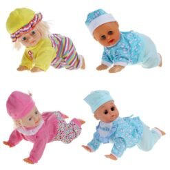 4 Styles of 10 Inch/11.5 Inch Electric Twisted Crawling Doll Baby with Sound for Children Toys - Toys Ace