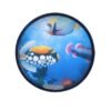 Royal Blue 10-inch Drum Wave Bead Drum Gentle Sea Sound Musical Educational Tool for Baby Toddlers