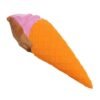Dark Orange 18cm Squishy Ice Cream Slow Rising Toy with Sweet Scent With Original Package