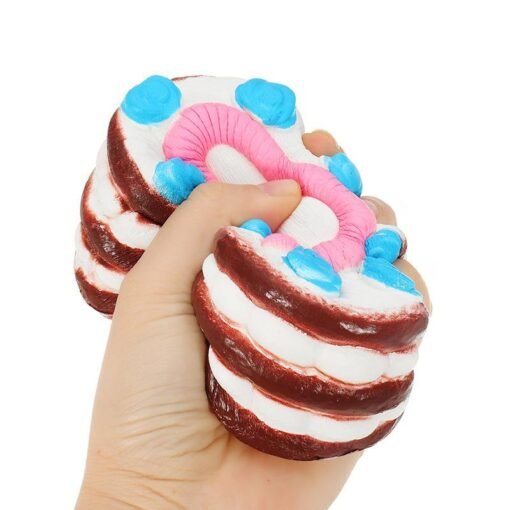 2PCS Jumbo Squishy Love Cake 12cm Slow Rising Collection Gift Decor Toy - Toys Ace