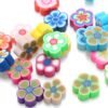Powder Blue 100PCS DIY Slime Accessories Decor Fruit Cake Flower Polymer Clay Toy Nail Beauty Ornament
