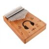 Snow 17 Key Kalimba Spruce Wood Thumb Piano Finger Musical Instrument Toy Beginner