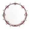 Rosy Brown 10 Inch J93 ABS Self-adjusting Hand Tambourine Orff Instruments for Children
