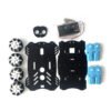 Black 4WD Smart Car Chassis Kit with Motor Driver UNO Development Board and PS2 Wireless Controller