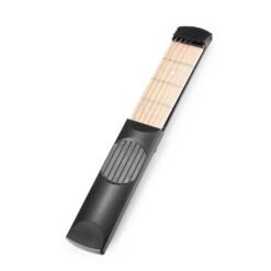 Bisque 4 Fret Portable Pocket Guitar Practice Tool Guitar Chord Trainer For Beginner ((black))