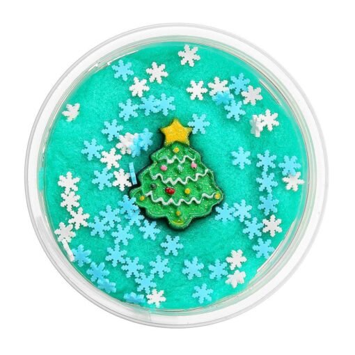 Dark Turquoise 60ML Christmas Cloud Slime Scented Charm Mud Stress Relief Kids Clay Toy