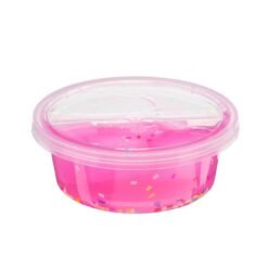 Hot Pink 60ml Mixed Cloud Slime Crystal Snowflake Coconut Mud DIY Material Decompression Toy