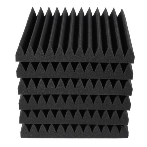 Dark Slate Gray 12PCS Acoustic Panels Soundproofing Foam Acoustic Tiles Studio Foam