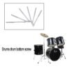 Snow 6 Pcs Metal Drum Tension Rods Drum Bolts Musical Percussion Instrument Parts