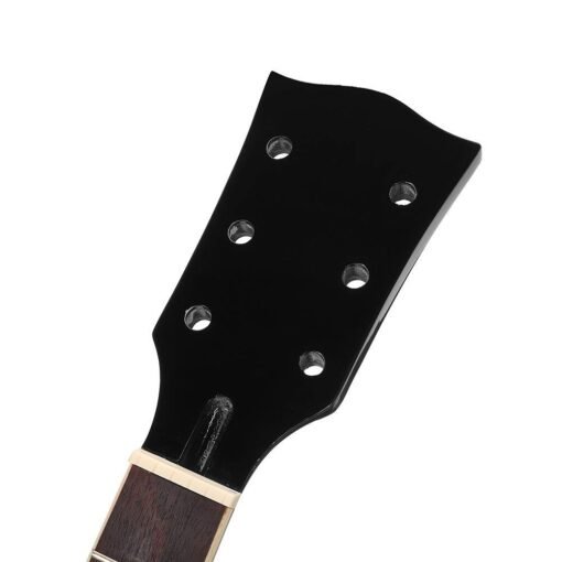 Black 22 Frets Electric Guitar Maple Neck Rosewood Fingerboard Black Gloss For Gibson Les Paul LP Guitars Replacement