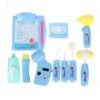 Sky Blue 35 Pcs Simulation Medical Role Play Pretend Doctor Game Equipment Set Educational Toy with Box for Kids Gift