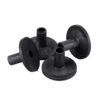 Dark Slate Gray 10pcs/Set Plastic Drum Cymbal Sleeves Drums Stands for Drum Bract