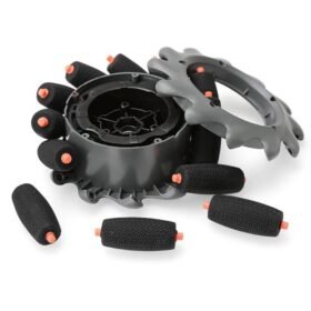 Black 12PCS RCSTQ Support Wheels With Skidproof Thread For DJI RoboMaster S1 Smart RC Robot