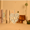 10pcs Heart Love DIY Woodcraft Hanging Decoration Craft Gift - Toys Ace