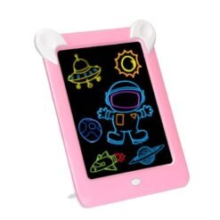 Black 3D Magic Drawing Board Pad LED Writing Tablet Led Kids Adult Display Panel Luminous Tablet Pad Drawing Toy