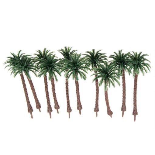 10PCS Mini Artificial Trees Coconut Tree Plant Home Office Party Decorations Gift PVC - Toys Ace