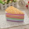 14x9x8cm Squishy Rainbow Cake Simulation Super Slow Rising Fun Gift Toy Decoration - Toys Ace