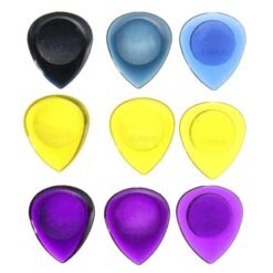 Yellow 40pcs Acoustic Electric Guitar Picks with Box