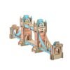 Rosy Brown 3D Woodcraft Assembly Western Architecture Series Kit Model Building Toy for Kids Gift