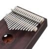 Gray 17 Keys Wooden Kalimba African Mahogany Thumb Pocket Piano Finger Percussion Music Instrument