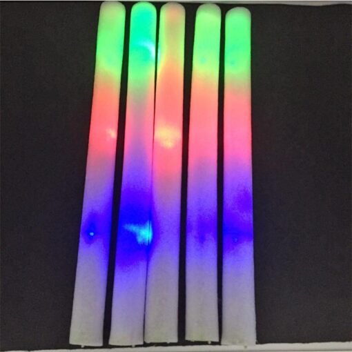 Blue 1pc LED Colorful Cheering Glow Flashing Foam Stick for Concert Party Decoration Toys