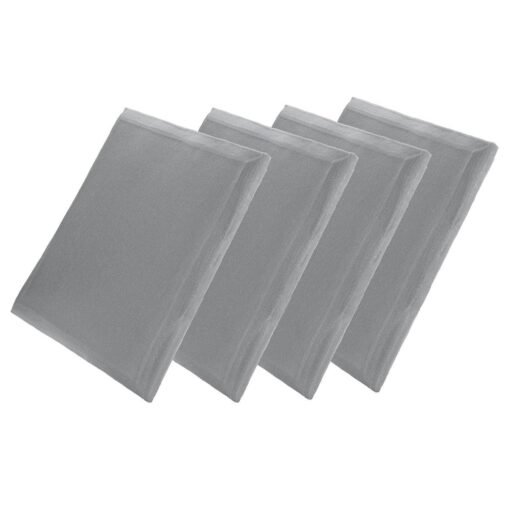 Light Slate Gray 4PCS Sound-Absorbing Cotton Foam Acoustic Panel KTV Studio with Adhesive Sticker