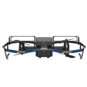 Dark Slate Gray 2.4GHZ WIFI With HD Camera 2 in 1 RC Stunt Paraglider Flight Mode Altitude Hold Mode Mini Quadcopter Drone RTF