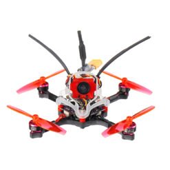 Red 35g GEELANG WASP V2 100mm Wheelbase Play F4 Whoop 2S FC 4 In 1 ESC Toothpick FPV Racing Drone BNF with 1/4 COMS Sensor Camera