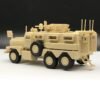 Tan 1/72 US Army Cougar American Modern 6x6 Mrap Vehicle Military Plastic Model Toys