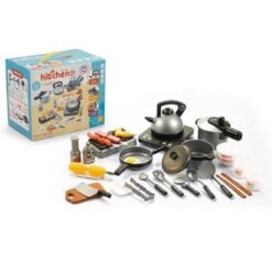 Tan Four Kinds of Mock Plastics Kitchen Ware Set with Sound & Light Barbecue Toys for Kids