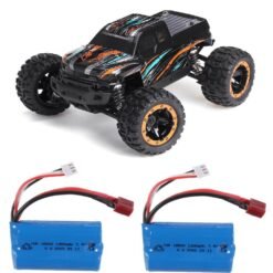Dark Slate Gray HBX 16889 with Two Battery 1/16 2.4G 4WD 45km/h Brushless RC Car LED Light Off-Road Truck RTR Model