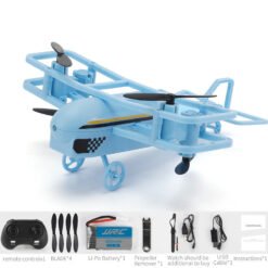 Light Steel Blue JJRC H95 2.4G Intelligent Altitude Hold RC Mini Helicopters Toys 360° Flip&Roll RC Quadcopter Drone