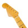Goldenrod NAOMI 22 Frets Gloss Maple Guitar Neck W/ Black Dots Replacement Guitar Parts
